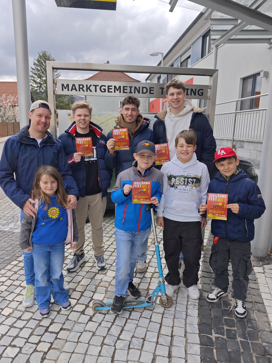 Flyer 40Jahrfeier in Gemeindezeitung platziert