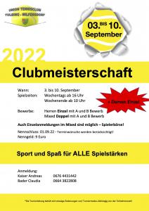 Clubmeisterschaft 2022